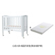 English baby cot imported beech 0-3 years old heart-opening small bed spliced variable desk children's bb bed YBCMJ01001A gray bed + cradle moon mattress S19YLA0581100