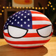 Xuanxuan baby cute Polish ball anime peripheral cos doll doll plush toy cartoon national ball pillow pillow doll Soviet ball-big eye 10cm (pendant)
