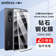 Smorss【2片装】适用红米note14pro/+钢化膜Redmi Note14pro+手机膜曲面全屏高清防摔防刮淡指纹保护