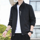 Woodpecker 2024 Neue Stand-up-Kragenjacke Herren-Trendy Printdayile Shortbreaker Herren Spring und Herbst Casual Tops 686 [Gray] M [Empfohlen 80-95 Jin [Jin entspricht etwa 0,5 kg]]