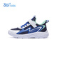 
361 children's shoes children's running shoes 25 autumn boys and girls 3-14 years old cushioning campus sports shoes Blue 37