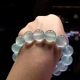 Yu Jiajia Burmese natural jadeite bracelet ladies jewelry [pay the final payment] ice species floating jadeite beads glass full of green round beads celebrity bracelet violet Buddha beads bracelet has contacted customer service to choose goods, the final payment is 4000