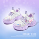 Disney children's shoes girls spring and autumn single-mile sneakers princess style girls outdoor running shoes DST1102 purple size 29