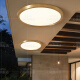 Herzspiegel Vollkupfer Außendecke Leichtes Villa Gate Ultra-dünn vordere leichte Außengangsbalkon Lampe Anti-Moskito Hof Leicht x3893-600/Quadrat