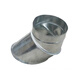 Galvanized spiral circular duct saddle accessories flat interface oblique socket pipe mouth chimney exhaust ventilation customization oblique saddle 100mm