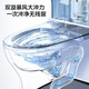 JOMOO Jiumu Bathroom Store Toilet Glaze Household Siphon Water-saving Bathroom Ordinary Toilet 1396 Siphon Impulse Model [Installation] 400mm