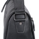 
KuQIDAISHU men's shoulder bag large capacity simple and fashionable cylindrical bag new style black large size 1391