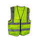Customized vest with LED lights, flashing night light, vest, reflective clothing, cycling safety clothing, summer breathable, rechargeable model with mesh spare battery box