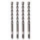 
Wax impact drill WU388 electric hammer drill bit round handle SDS square handle concrete punch round handle 12350 wall drill bit