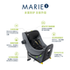 SWANDOO【新品首发】Marie5儿童安全座椅0-4岁婴儿宝宝360旋转汽车用 浅茶灰