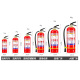 手提式家用灭火器4kg干粉4公斤车载店用工厂12358kg消防器材套装  3KG灭火器*2支  3C认证