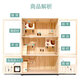 Shao Zhengzhao Ze Suihuan (SUIHUAN) Cat Villa Solid Wood Cat Cabinet Enclosed Luxury Cat Cage 120 Re-Examination Solid Wood Pine Wood Package Installation