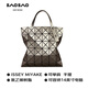 Issey Miyake Issey Miyake (Issey Miyake) One-Shoulder-Handtasche Metall Silber AG673 91