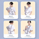 BELLE DE JINGYOUYU BELLE NOUVEAL BÉBÉ NOUVELLE-NÉ ET BACK BEBÉE HORIZONTAL ET FACHING EST SOIT À DOUBLE PROPRIÉTÉ EST SIMPLIEUR DE 0-1 ans, 0-1 ans, Monet Gray [Docteur protège la tête et la colonne vertébrale 0-24 mois]