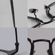 Master Mind collects Japanese hand-carved pure titanium ultra-light glasses frame Shawn Yue Celebrity same retro 503 myopia glasses frame Black regular single frame + gift box packaging