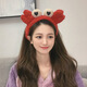 Xiangwan hairband hairpin bear face wash hairband female Internet celebrity headband hair bundle cute plush hairband hairpin hair accessories gift for women