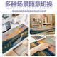 Ruqinlian Pintura de paisaje Pintura de ratón Super grande Pintura al óleo de aceite para hombres y niñas Mesa de trabajo Oficina de escritorio de computadora Teclado de escritorio de escritorio Apariencia Apariencia Anti-deslizamiento personalizado y resistente al desgaste 12593 Tiempo de ocio Long 800 mmx 300 mmx espesor 4 mm 4 mm
