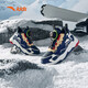 Anta Children's Cotton Shoes Boys 2024 Winter Plus Velvet Botón cálido Button Snow Anti-Slip informal Dos botas de algodón azul/cielo azul/blanco 9902H-3 28