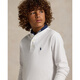 Polo Ralph Lauren 拉夫劳伦 男童 经典款棉质平纹针织亨利衫RL41762 100-白色 90 (2)