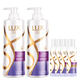 Lux (Lux) Set shampooing à acide hyaluronique Shampooing Hydrating Silky 750GX2 Free Travel Package 100gx4