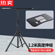 Guimaohong notebook lift table stand standing mobile phone outdoor live broadcast table portable foldable office F83-1 point 8 tray + mobile phone cantilever bracket