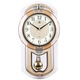 Power Power Creative Mur Corloge moderne et simple décorative Horloge européenne Mur Home Home atmosphérique Quartz Clock 16 pouces Golden Flat Swing 6173