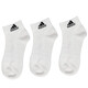 阿迪达斯（adidas）短袜男袜女袜透气袜子舒适纯色篮球训练袜吸汗跑步休闲短筒袜 DZ9435/三双装 M/24-26厘米/38-42码