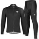 ROGTYO cycling suit bicycle top trousers equipment spring and autumn men and women mountain bike men road bike breathable suit red suit XXL