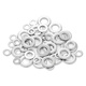 Jinggong 304 Edelstahldichtung Metall Runde flaches Pad größer verdickter kleiner Waschmaschinen Großhandel M3m4m5m6m8m10m12 m4*10*0,8 (1Jin [Jin ist gleich 0,5 kg]) etwa 1392 Stücke