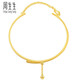 Zhou Shengsheng Gold Bracelet Gold Ribbon Small Gold Bead Bracelet Wedding and Wedding Gold Bracelet 15912K Priced 05 circles - 12.99 grams (including labor cost 280 yuan)