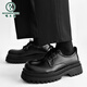 Woodpecker Paris Derby Shoes de SHEP SEPTH SOFS MEN'S NICHE CLANDFIT BLACK SUPPREST Cuir Chaussures British Formal Big Shoes Black Six Styles 9901 37