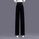 Silk Cypress House 2025 autumn new style women's gold velvet pants wide-leg pants loose fashionable casual pants women's pants