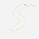 Saturday blessing 18K gold necklace for women snake bone chain color gold necklace birthday gift C0514224 40+5cm