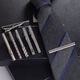 Chill summer men simple silver metal business groom wedding fashion crystal professional security tie clip B-08 silver/short
