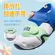 ANTA Children's Sandals, Beach Shoes for Boys and Girls, 2024 Summer New Baotou Breathable Lightweight Soft Sole Baby Toddler Shoes, Sea Silence Blue/Fluorescent Light Grass Green-3 22 Sizes