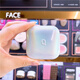 Qdsuh qiaodsuh fee heben echtes Betonpulver natürlicher dreidimensionaler Nasenschatten Silhouette Modifizieren Sie den Umriss Pearl Flash 2# Diamond Silver (