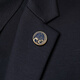 Kaflink new product brooch Galaxy Imagination badge collar button collar corner button men's suit suit metal badge chest buckle K040 gold brooch-Galaxy Imagination 1