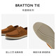 Clarks Qile Herrenfarbige Farbe Einfache vielseitige, loafere Herrenschuhe