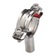 Lu Yueting 304 stainless steel pipe bracket cylindrical fixed buckle pipe code hoop sanitary pipe pipe clamp pipe clamp 304 25-28 (pipe length 45)