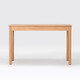 MUJI solid wood desk/(with drawer) table natural color width 120* length 60* height 75cm