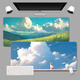 Ruqinlian Pintura de paisaje Pintura de ratón Super grande Pintura al óleo de aceite para hombres y niñas Mesa de trabajo Oficina de escritorio de computadora Teclado de escritorio de escritorio Apariencia Apariencia Anti-deslizamiento personalizado y resistente al desgaste 12593 Tiempo de ocio Long 800 mmx 300 mmx espesor 4 mm 4 mm