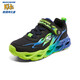 Skechers斯凯奇男童荧光闪灯鞋童鞋透气跑步运动鞋撞色大童跑鞋400103L
