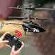 Yuanzu Remote Control Aircraft Helicopter Sensing UAV Drop-resistant Smart Aircraft Primary School Students Small Children's Toy Aircraft New Black Wolf Helicopter