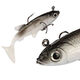Malodi 12g long-range cast software package lead fish bionic bait to kill mandarin fish, mandarin fish, bass Lua fake bait fresh water 5 pieces