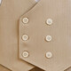 
Luobobe (LUOBOBEIBEI) children's suit Korean vest shorts suit boys' June 1st event performance costume khaki four-piece set 110