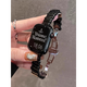 Métal irrégulier iwatchs8 / s9 watch Apple watch Applewatch9 STRAP SECTIVE BOTTERFLY SEURFLY HOMMES ET FEMMES IRRÉGULAIRE (Bouton est argent) Apple Iwatch Nouveau S841mm