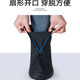 Shoe cover tight waterproof and thick anti-slip wear-resistant new style medium tube for men and women universal double layer protection travel outdoor rain boots 227 texture black [anti-slip wear-resistant + more durable] 1 XXL suitable for [43-44] shoe size