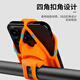 Junyao bicycle mobile phone holder mountain bike road bike silicone mobile phone holder riding fixed shockproof universal integrated handlebar silicone strap mobile phone holder black