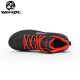 WEFOX Weihuji fishing shoes non-slip breathable lightweight fishing shoes wear-resistant felt-sock sea fishing shoes outdoor reef fishing shoes WDX1050/black and red one size 42