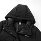 Adidas long down jacket men's and women's same duck down hooded warm fashion trendy jacket XL code